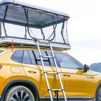 שטח Pop-up פתח חיצוני בד גג המכונית אוהל קמפינג תיבת ABS אוטומטי קליפה קשה גג המכונית גג האוהל גדול